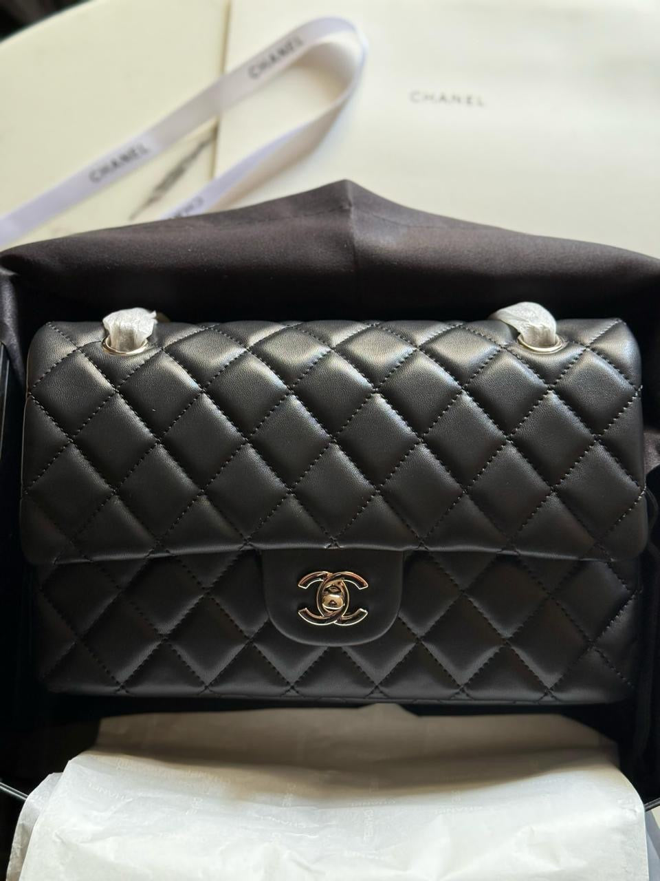 Chanel bag (silver hardware)