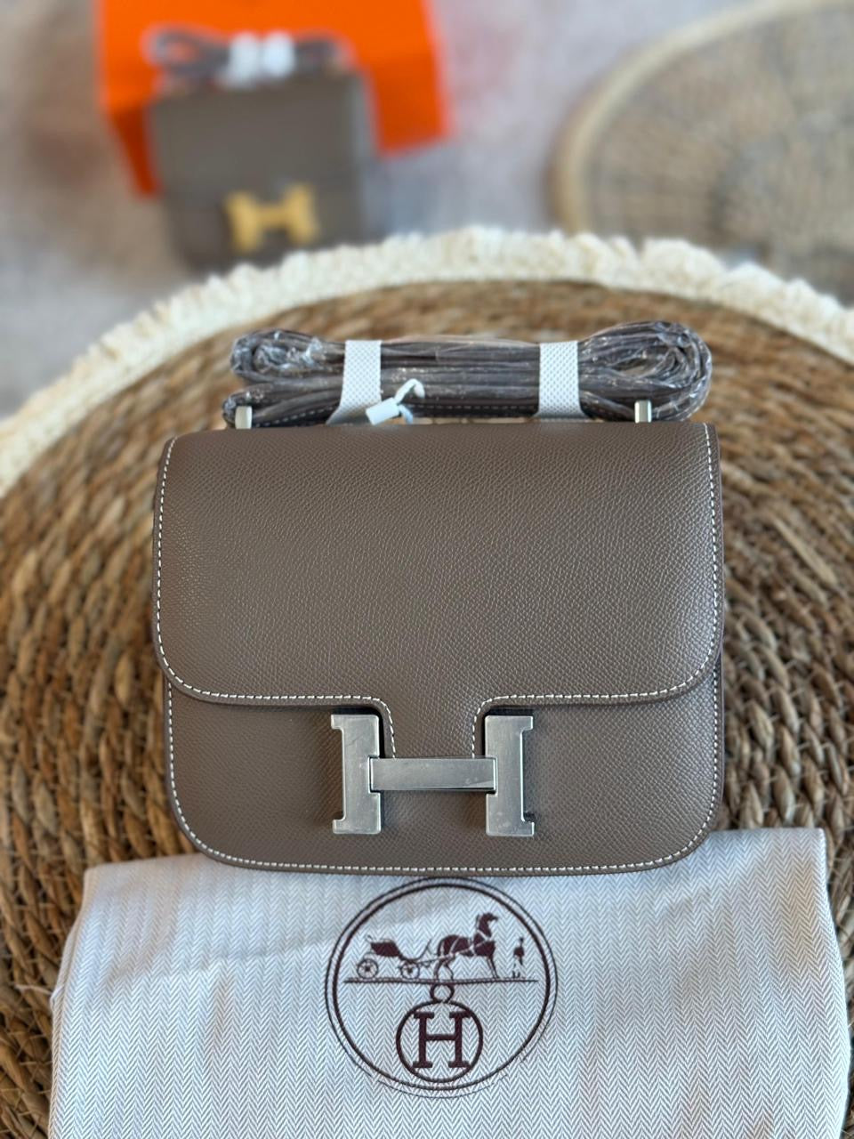 Hermes bag - silver hardware