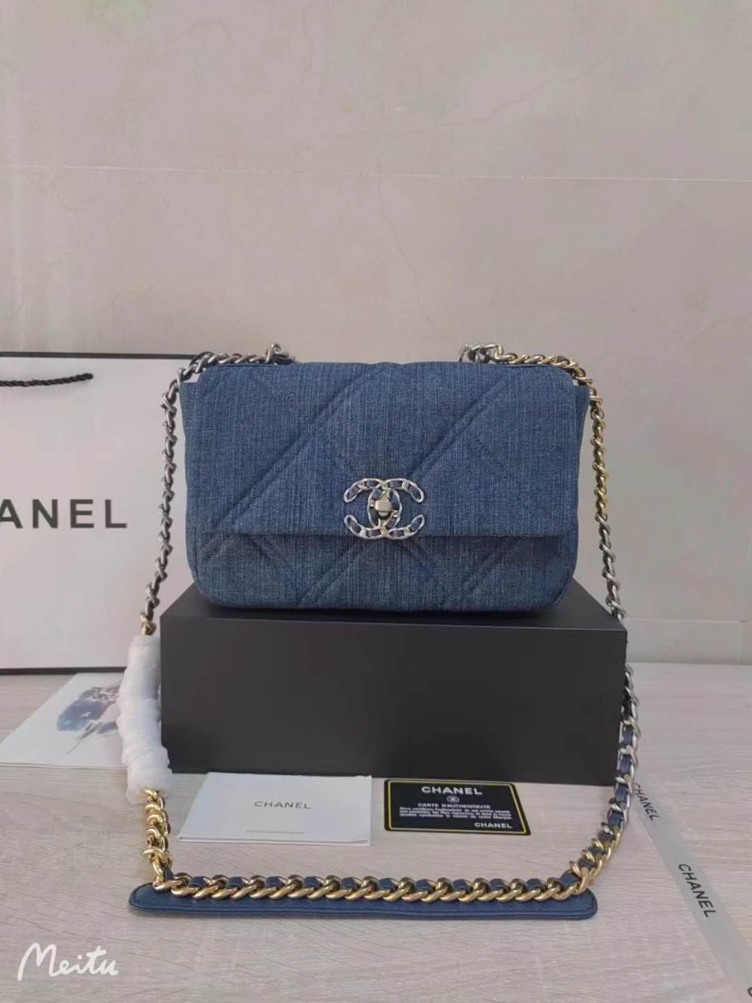 Chanel bag denim