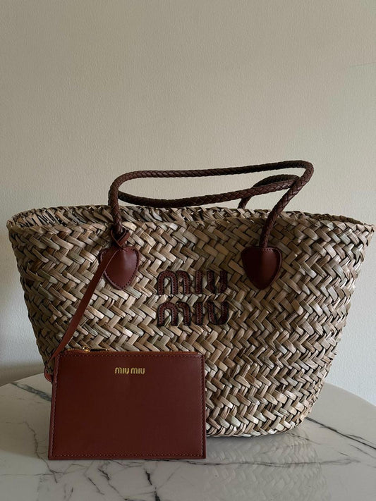 Miu miu bag tote beach