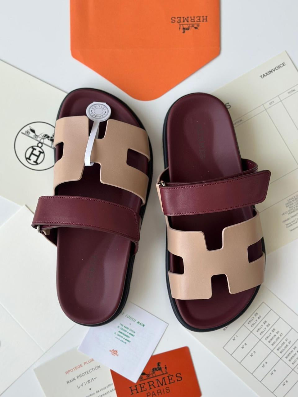 Hermes slippers chypre
