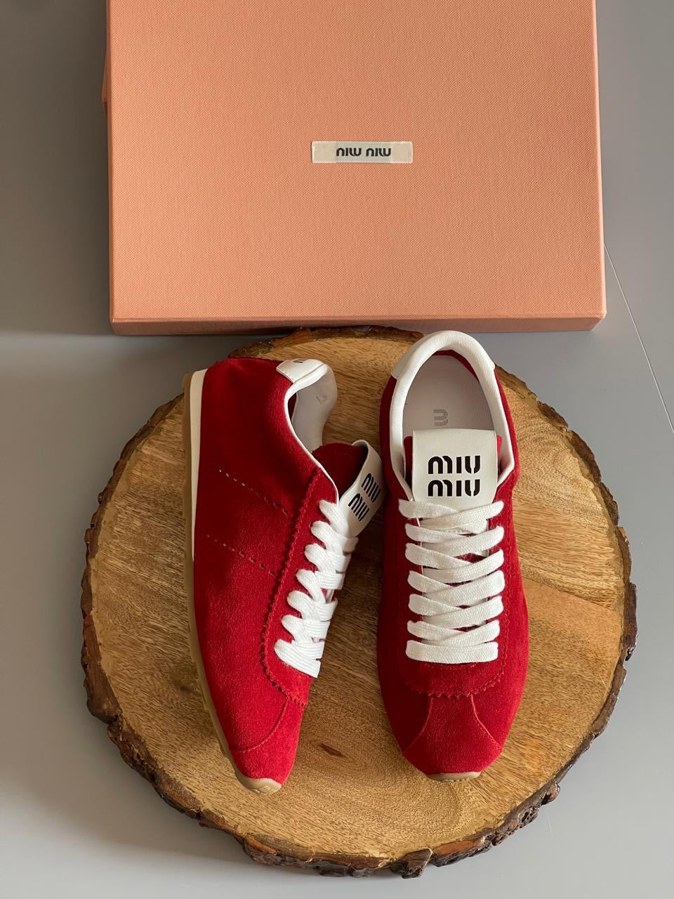 Miu miu sneakers - red