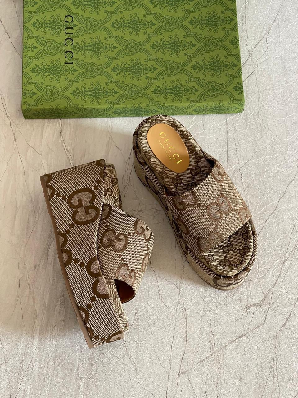 Gucci slippers - wedges