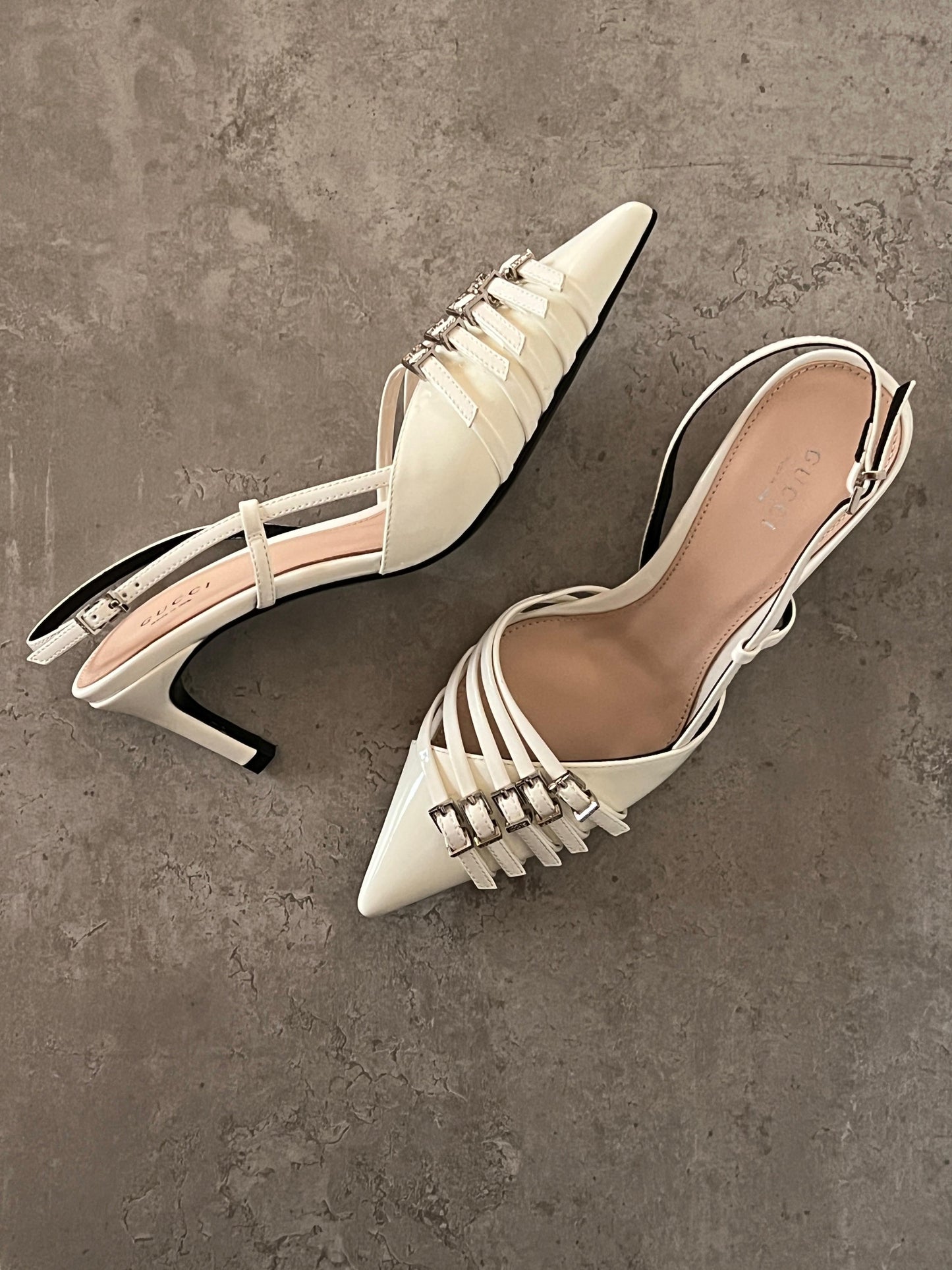 Gcci sandals heels
