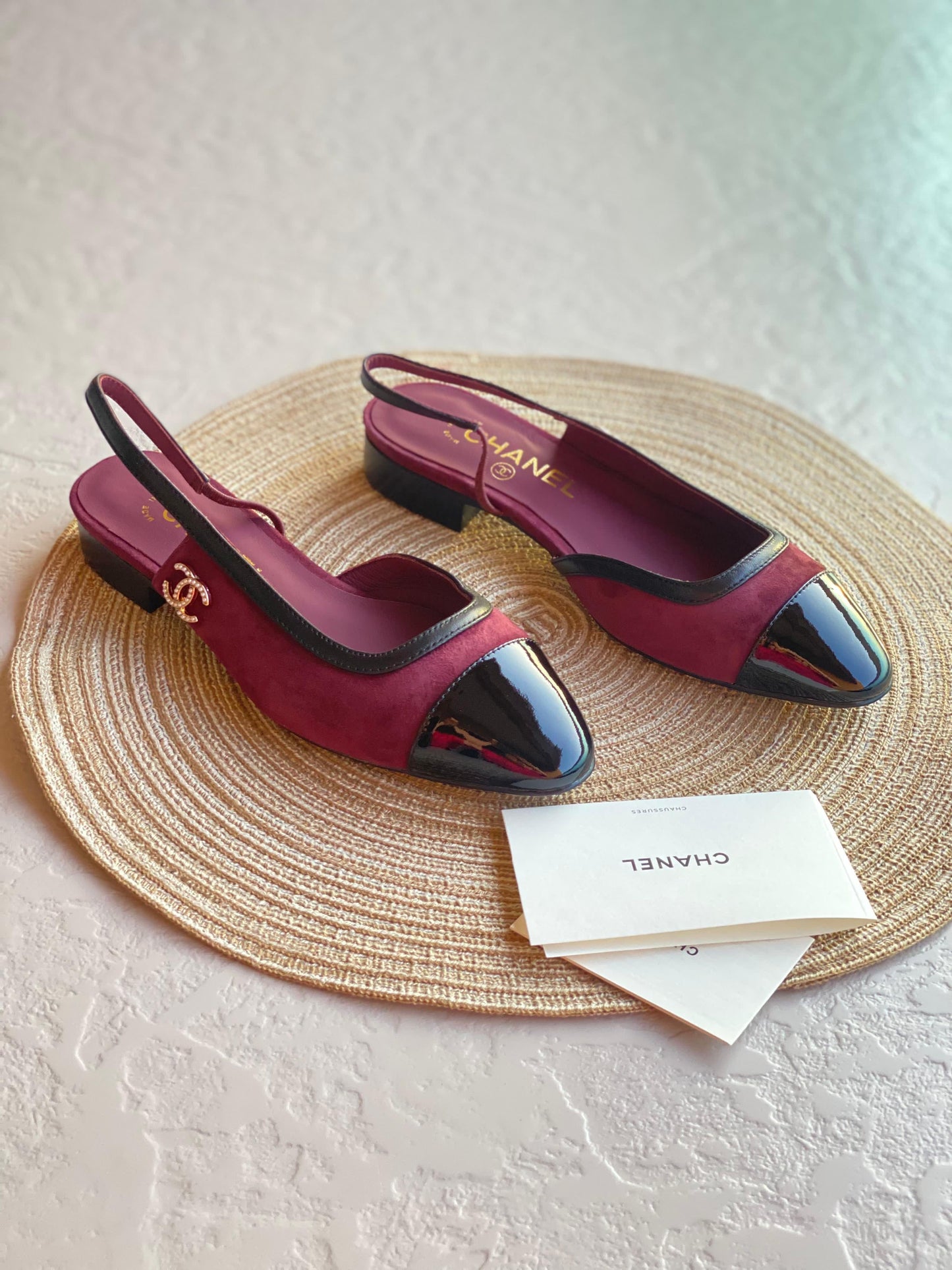 Chanel heels - low heels - flat