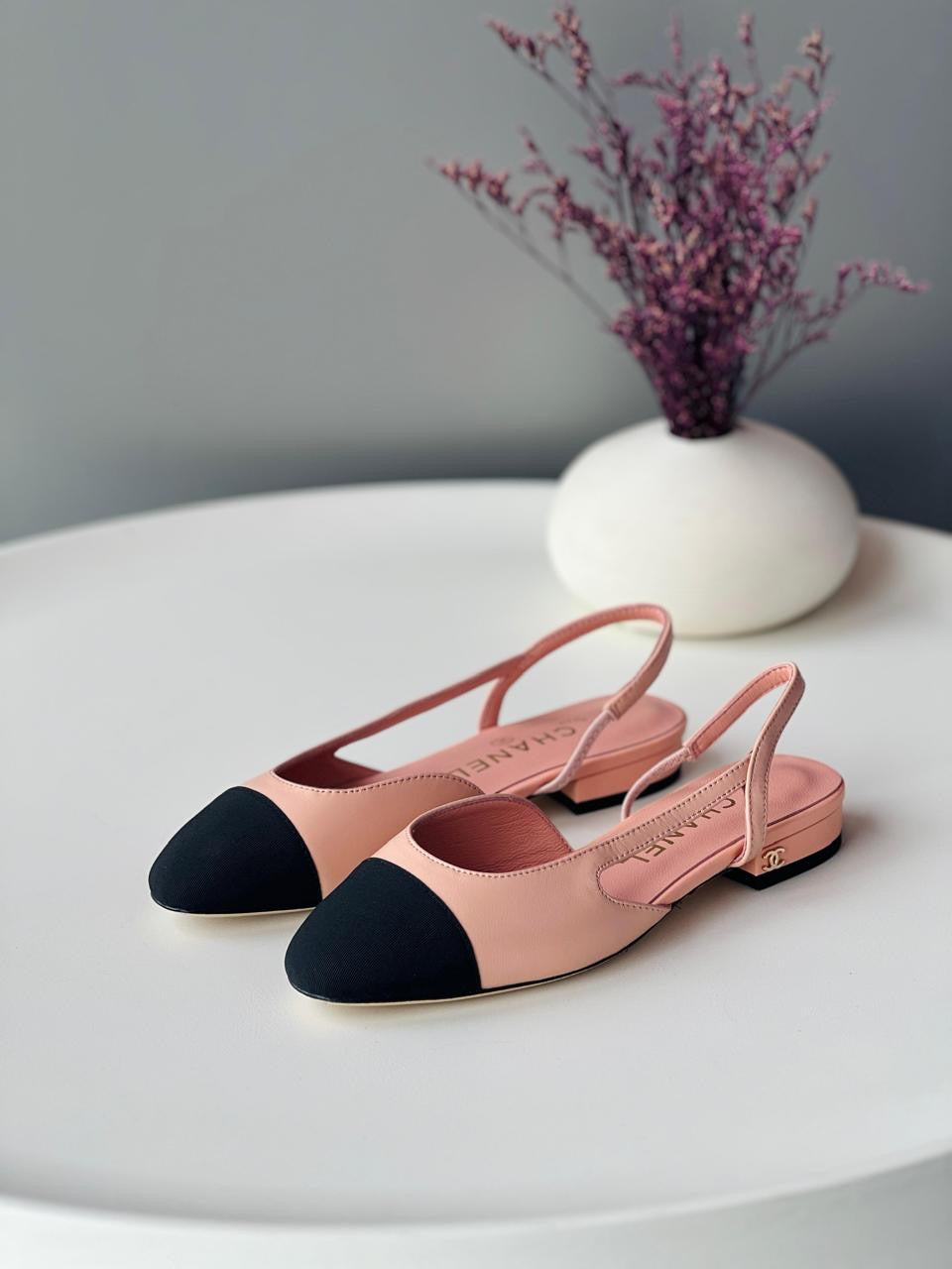 Chanel heels - low heels flat