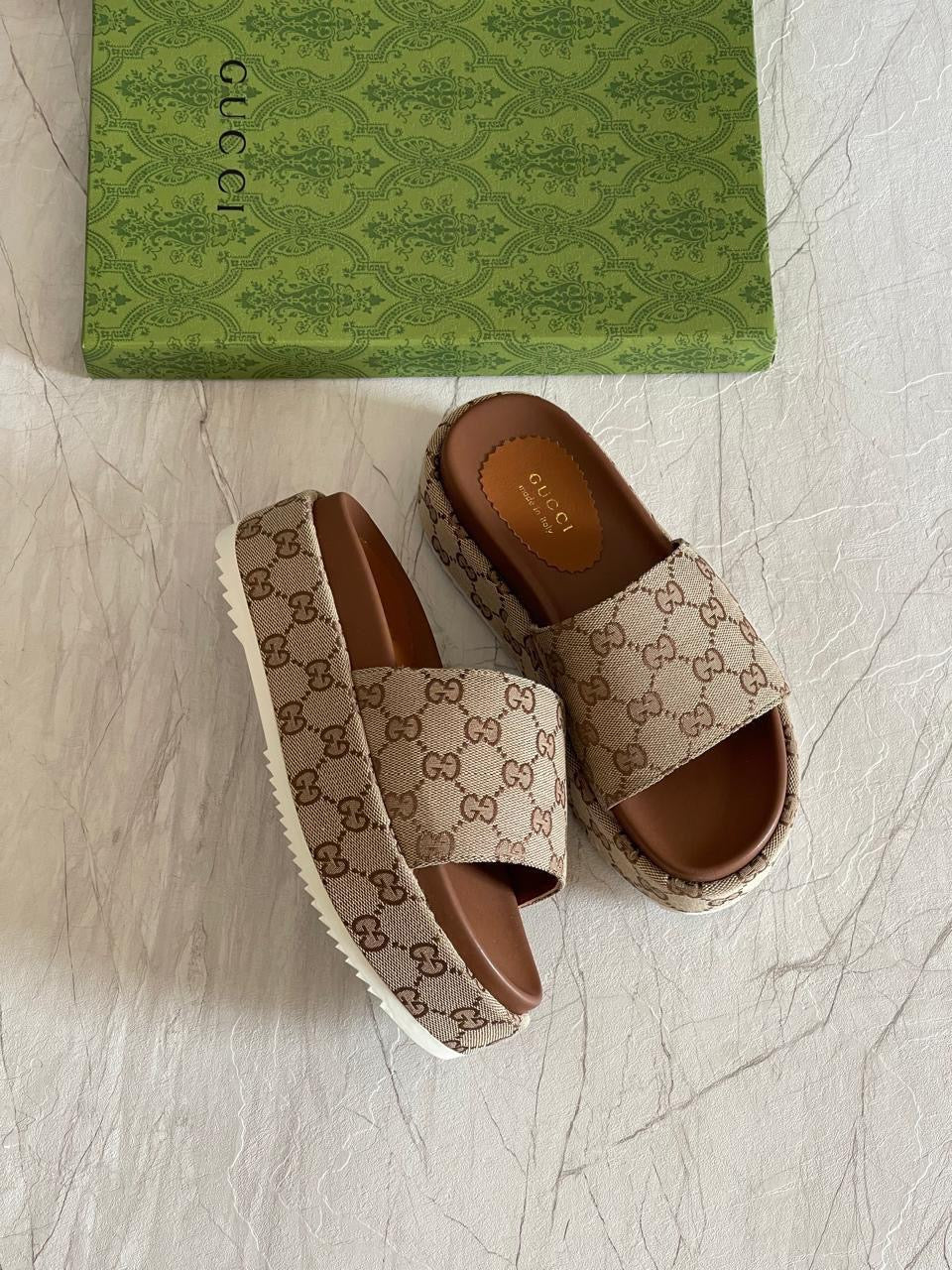 Gucci slippers - wedges