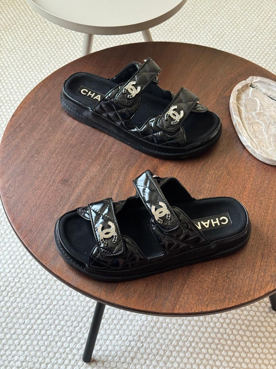 Chanel sandals. & Chanel slippers