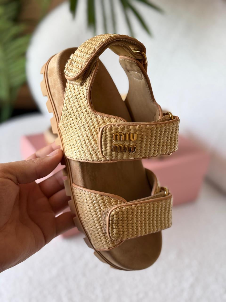 Miu miu slippers & miu miu sandals.