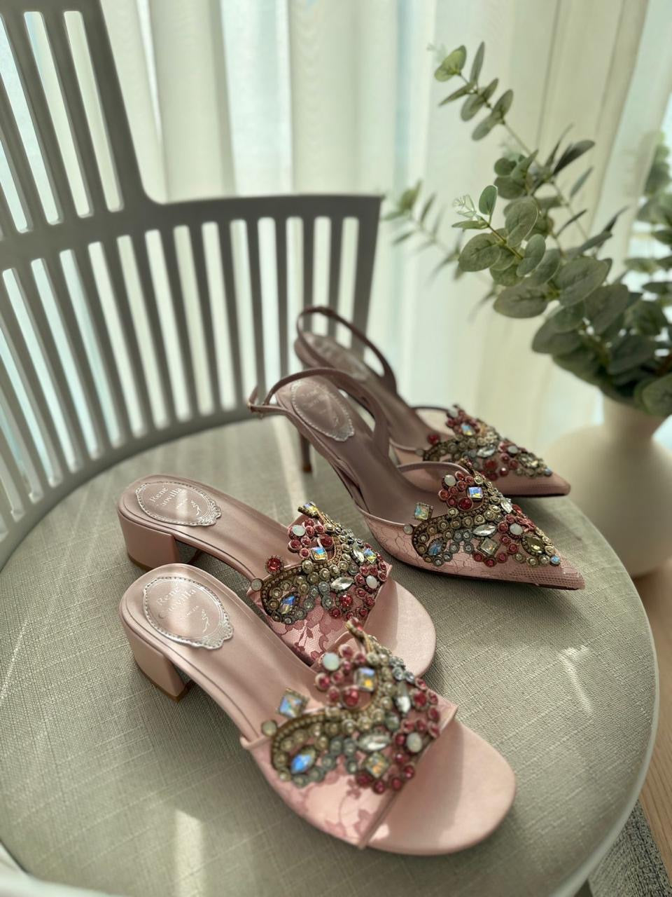 Rene caovilla heels & rene caovilla sandals heels pink