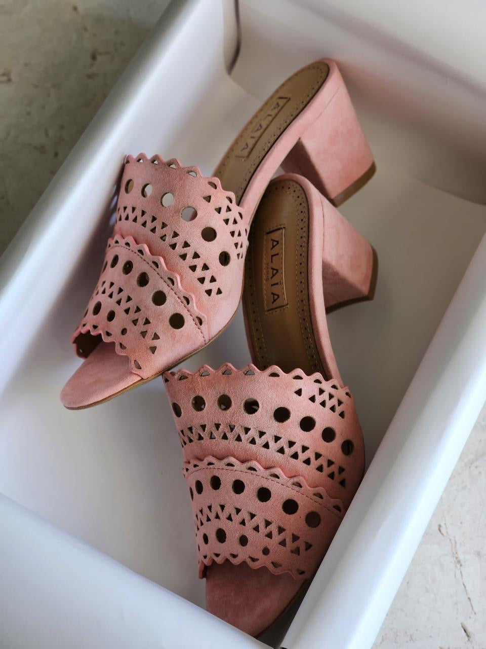 Alaia sandals heels