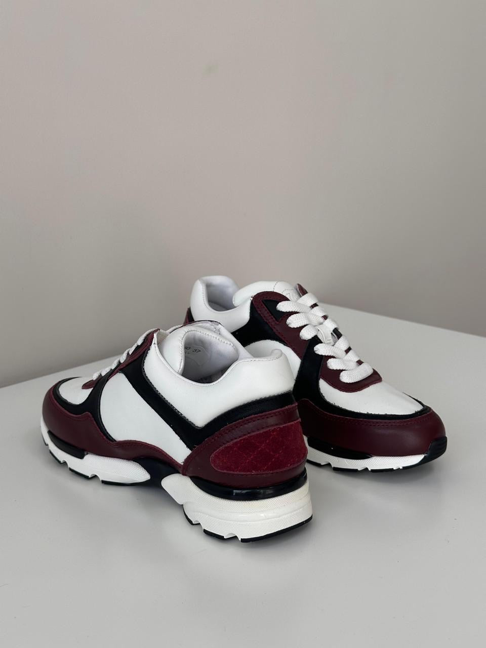 Chanel sneakers - maroon