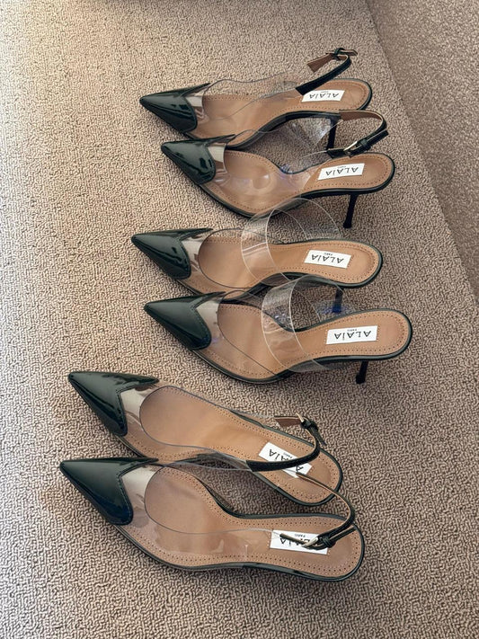 Alaia heels green