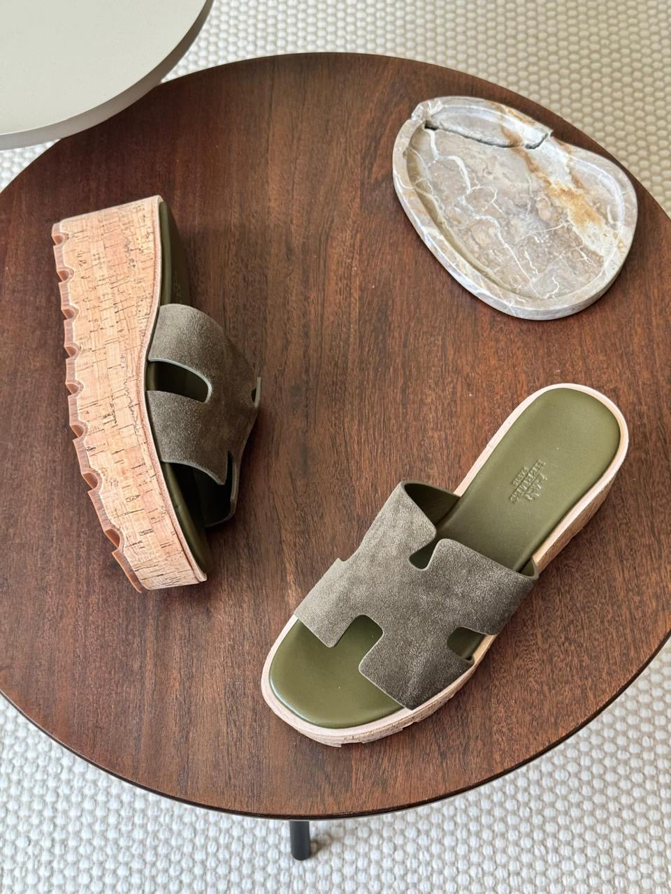 Hermes slippers - wedges