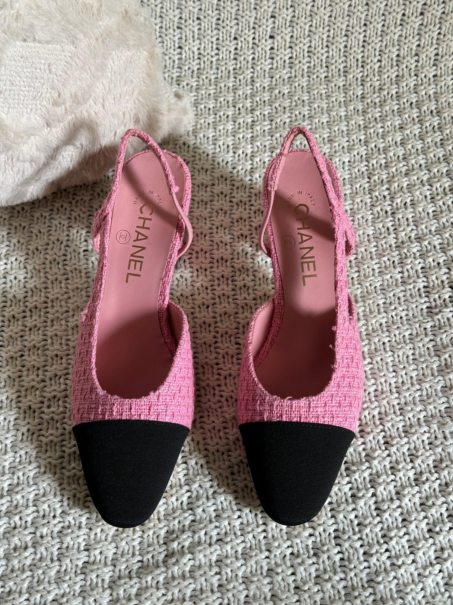 Chanel heels - pink