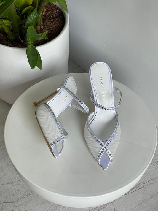 Andrea wazen sandals heels