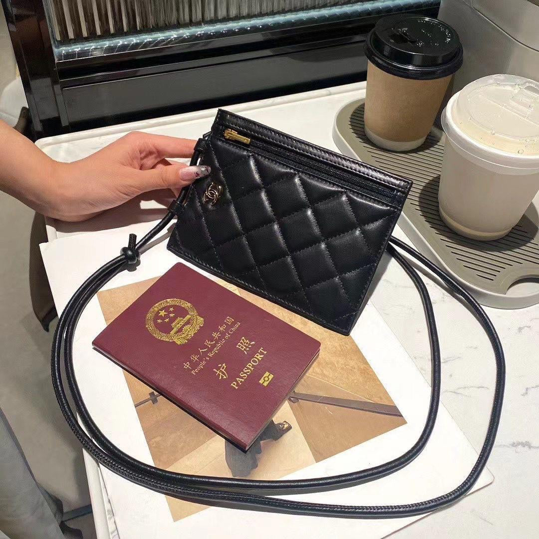 Chanel wallet passport holder