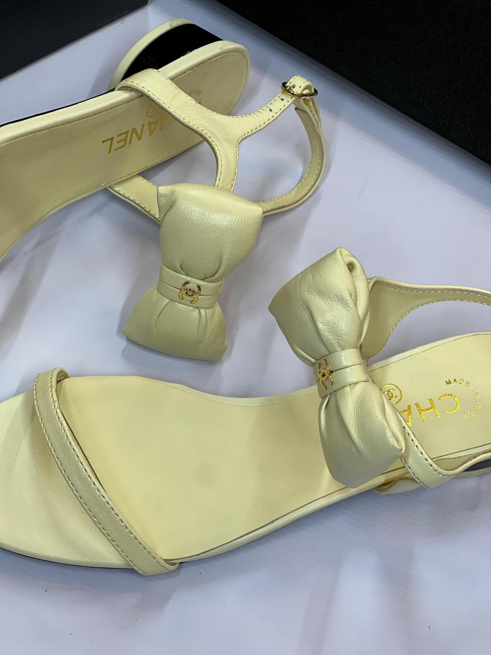 Chanel sandals.