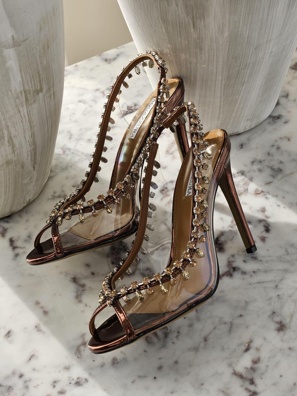 Aquazurra sandals heels