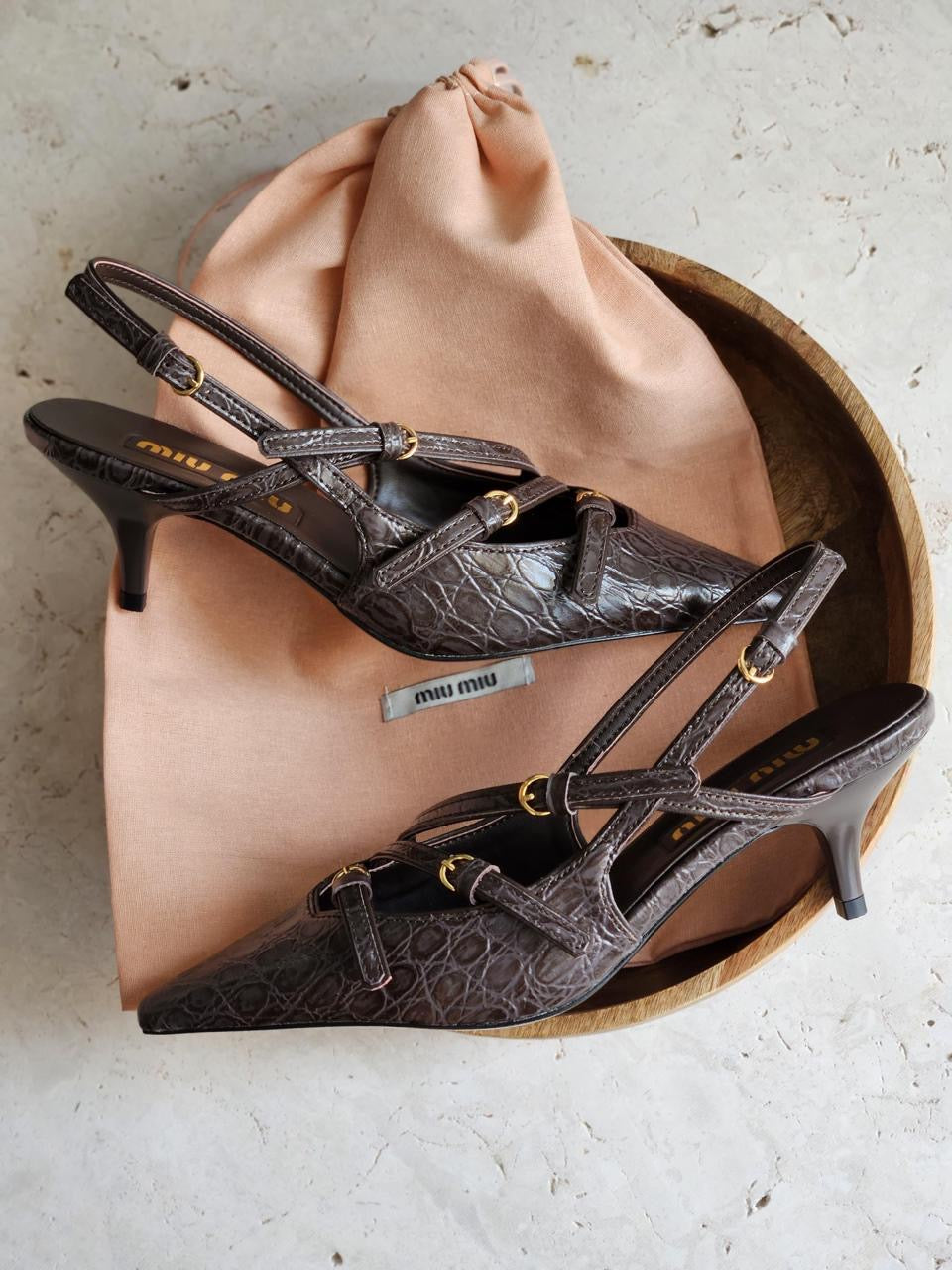 Miu miu heels - brown