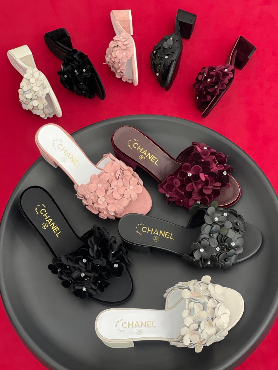 Chanel sandals heels