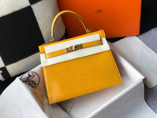 Hermes bag kelly crocodile 25 cm