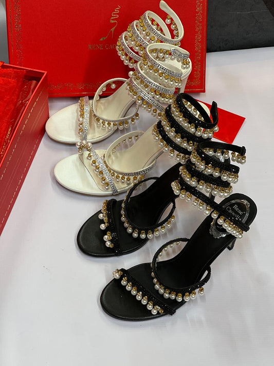 Rene caovilla sandals heels