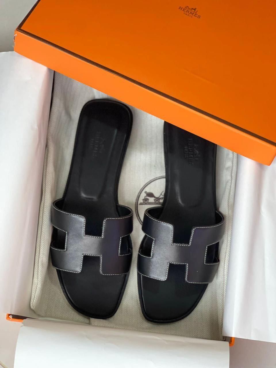 Hermes slippers