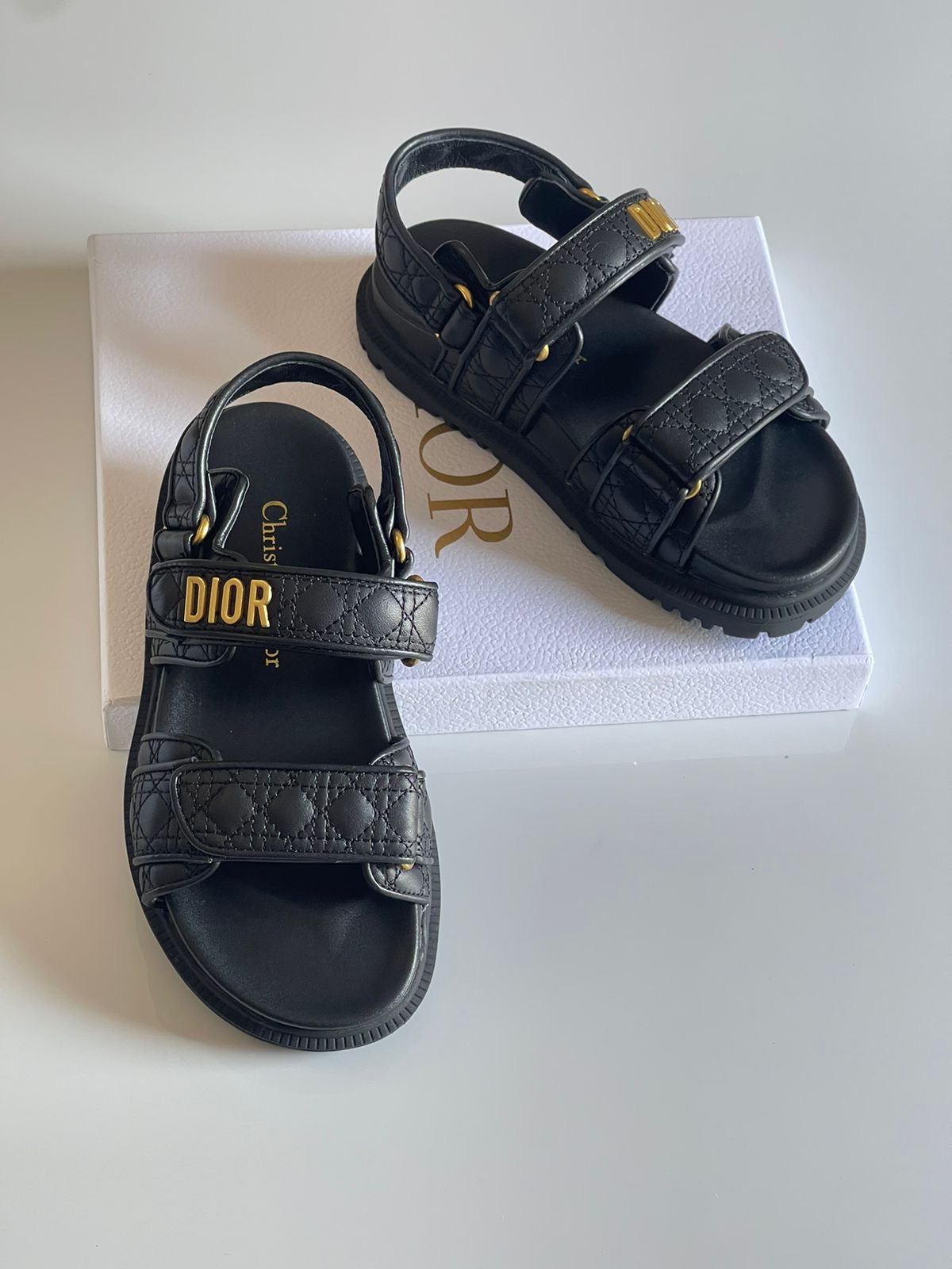 Dior sandals.