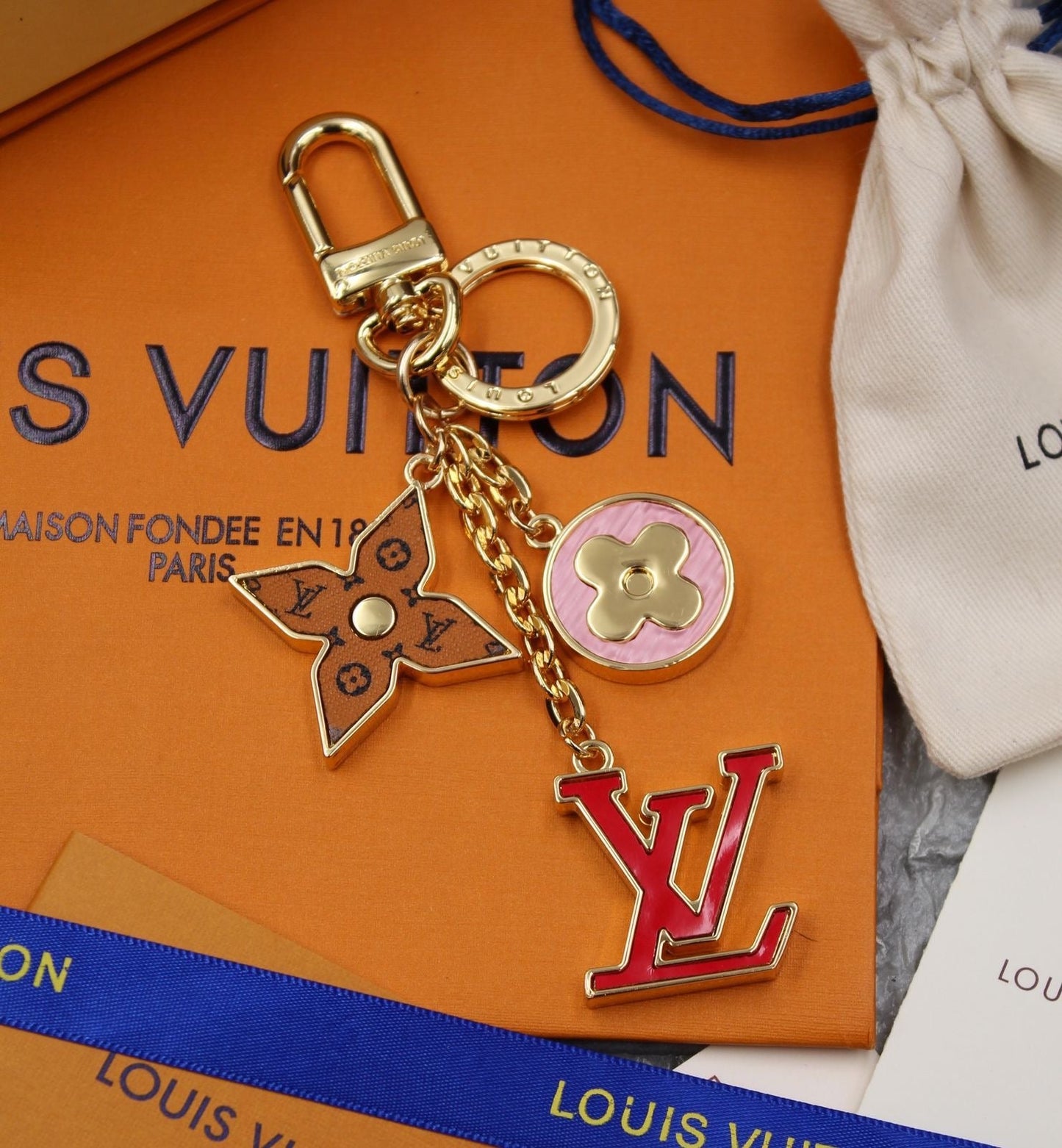 Lv keychain