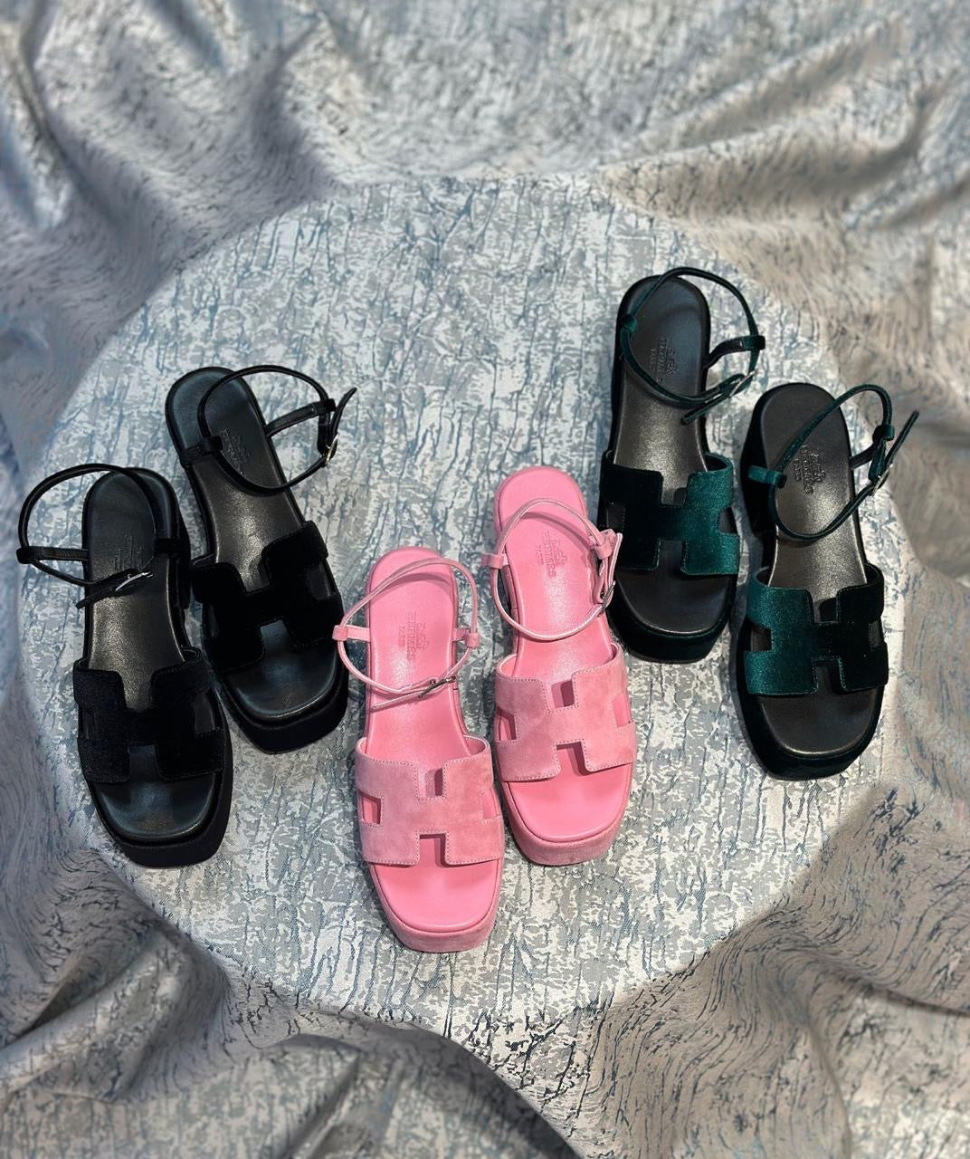 Hermes sandals heels - wedges