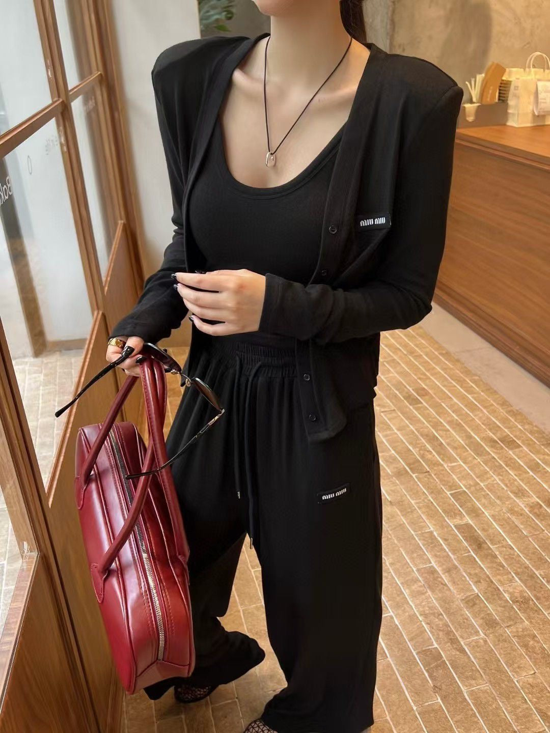 Miu miu tracksuit - clothes set 3 pcs