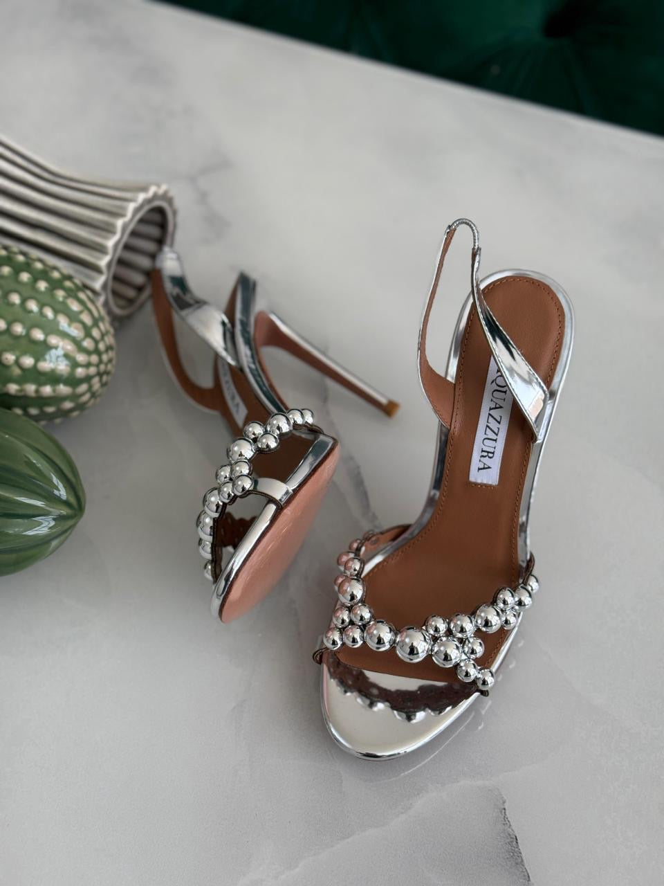 Aquazurra sandals heels
