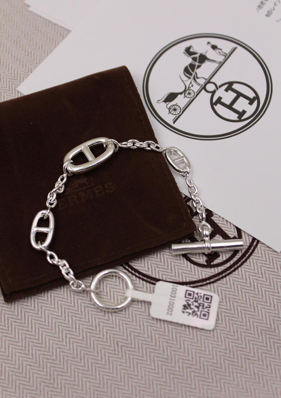 Hermes bracelet (real silver)