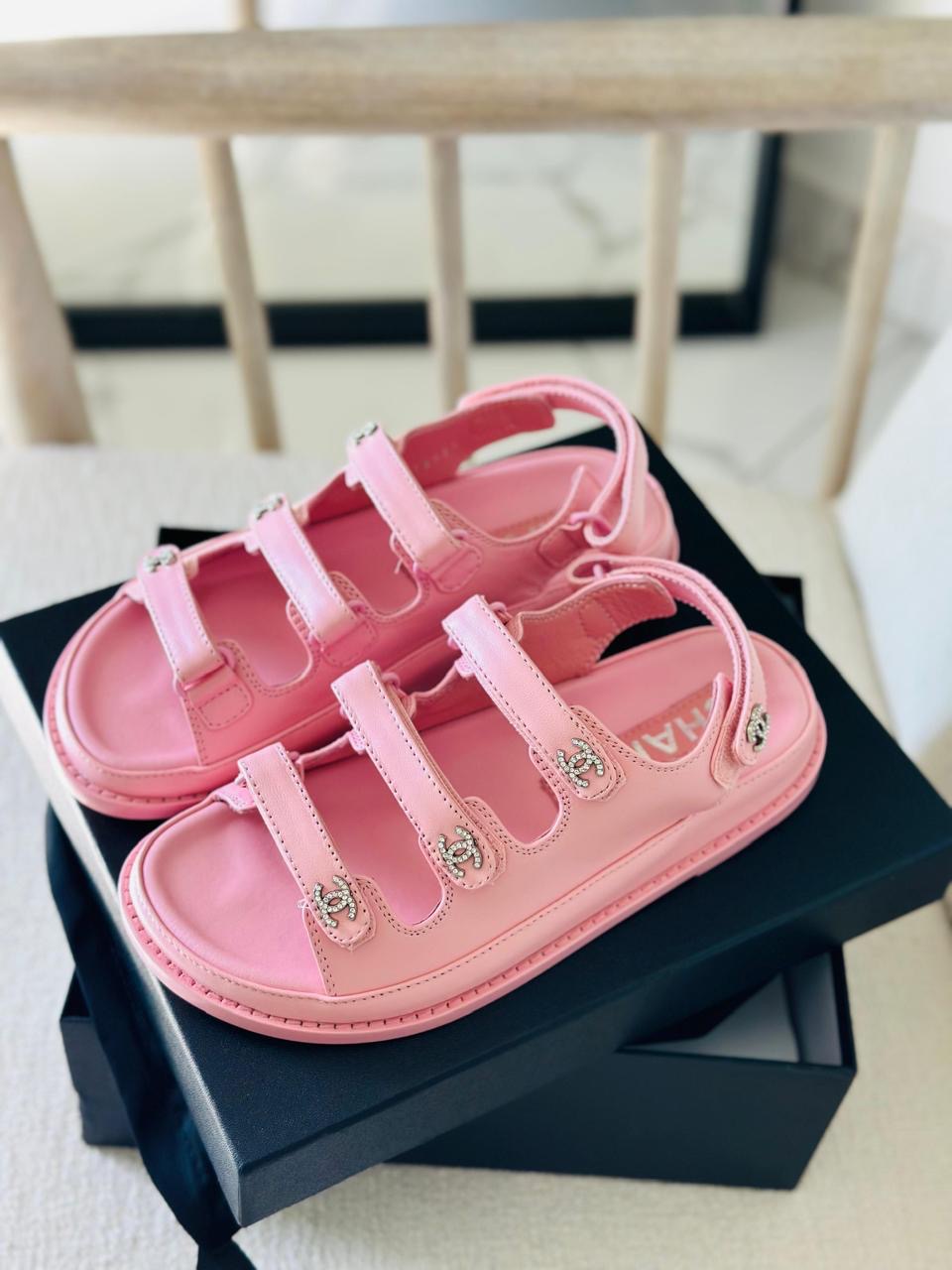 Chanel sandals.