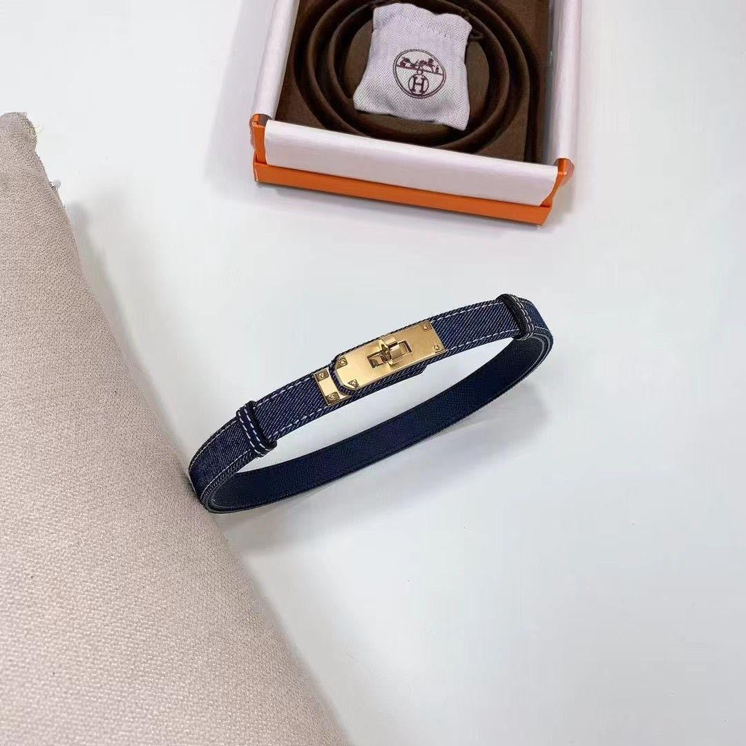 Hermes belt - blue
