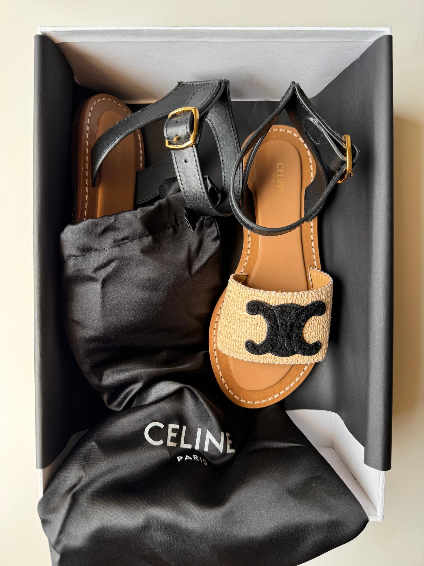 Celine sandals.