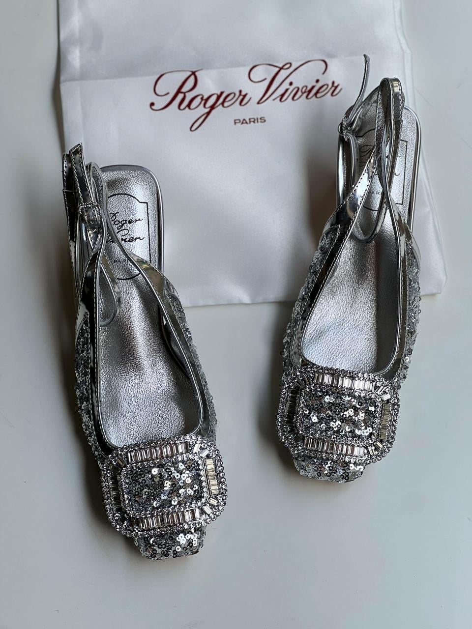 Roger vivier heels - silver