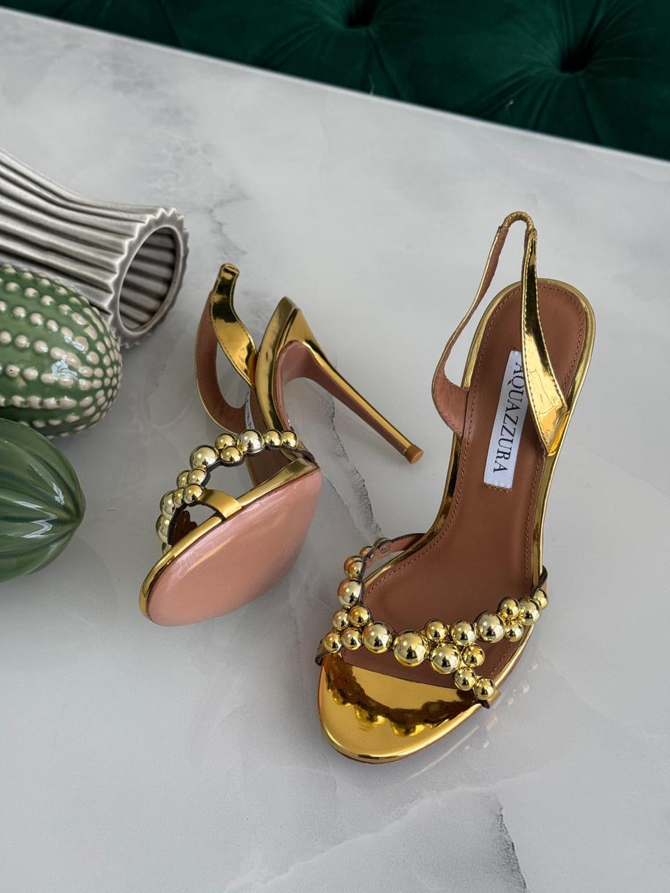 Aquazurra sandals heels
