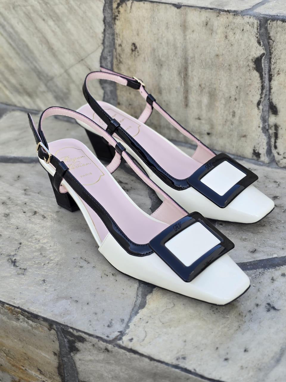 Roger vivier heels - white