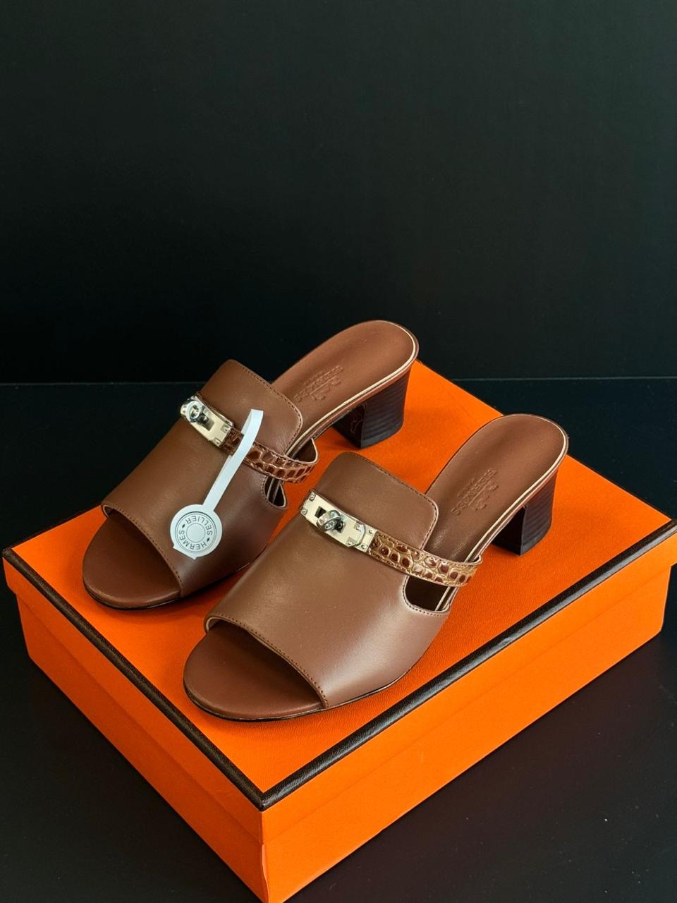 Hermes sandals heels