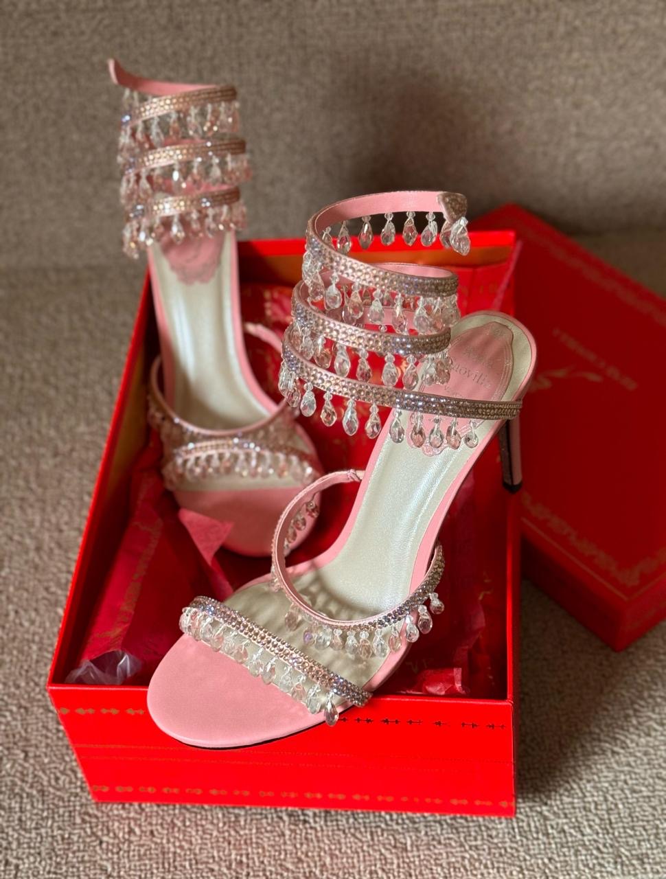 Rene caovilla sandas heels