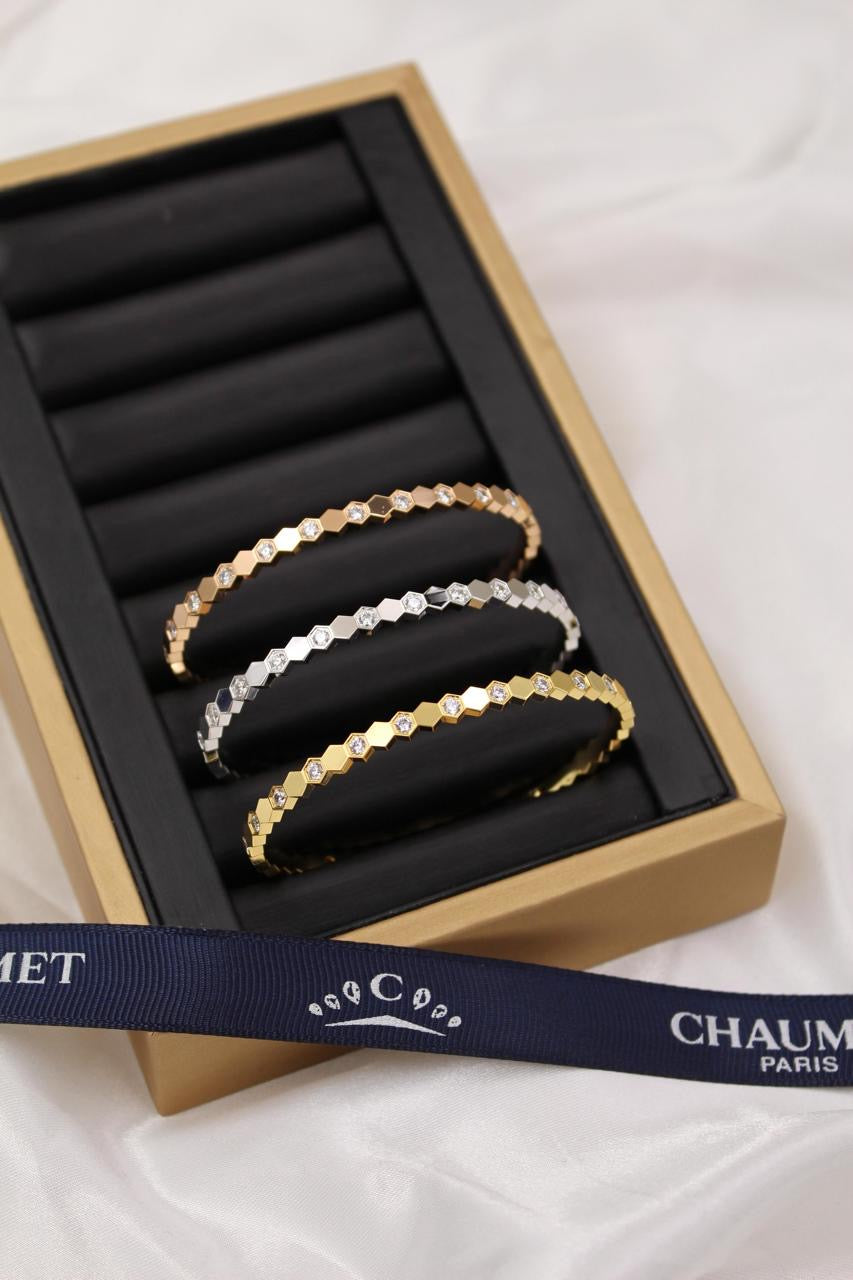 Chaumet bangle with stones