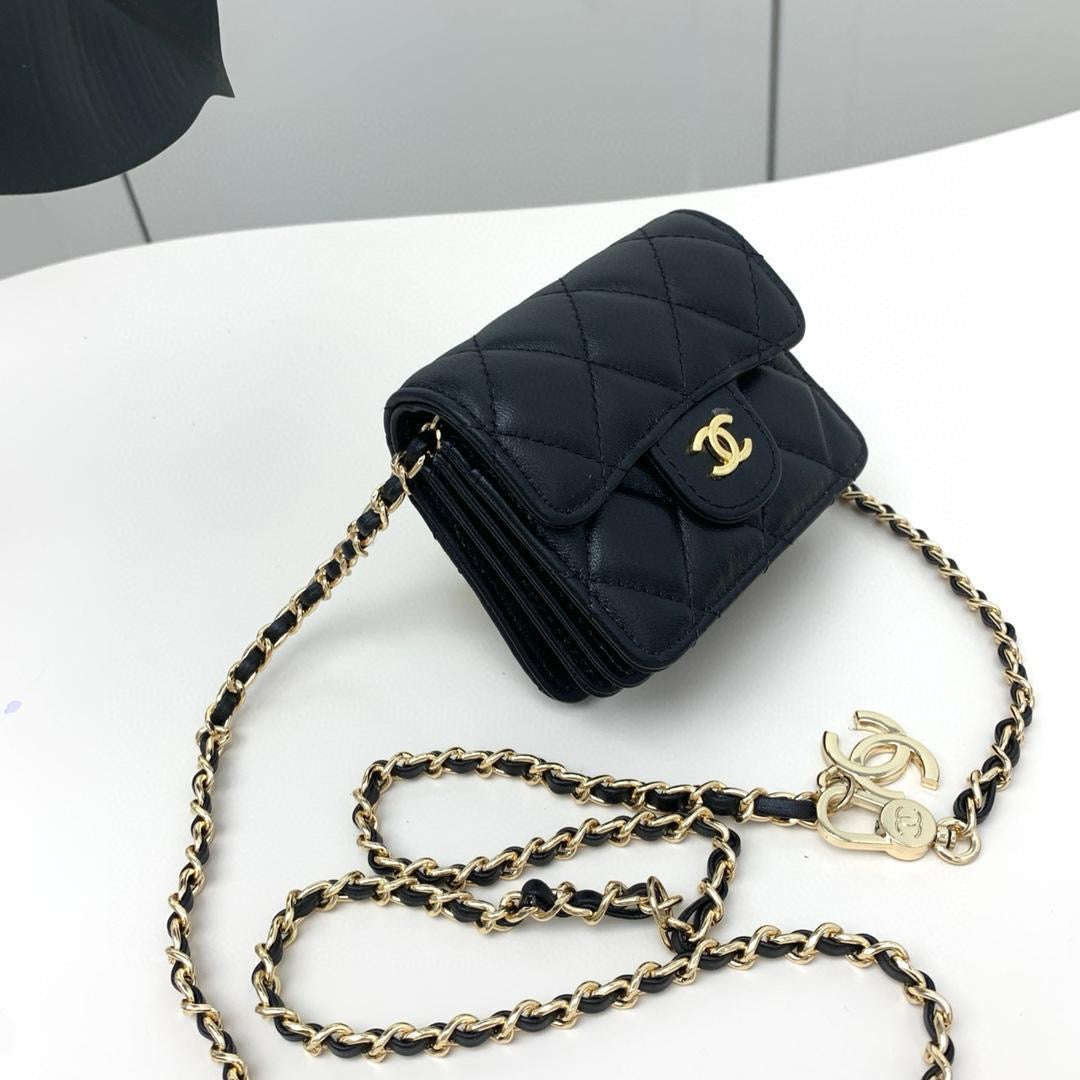 Chanel belt - chain belt with wallet