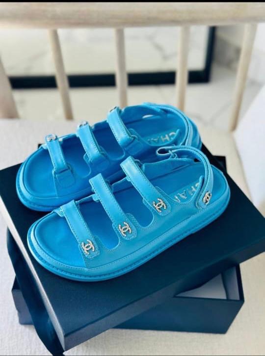 Chanel sandals.