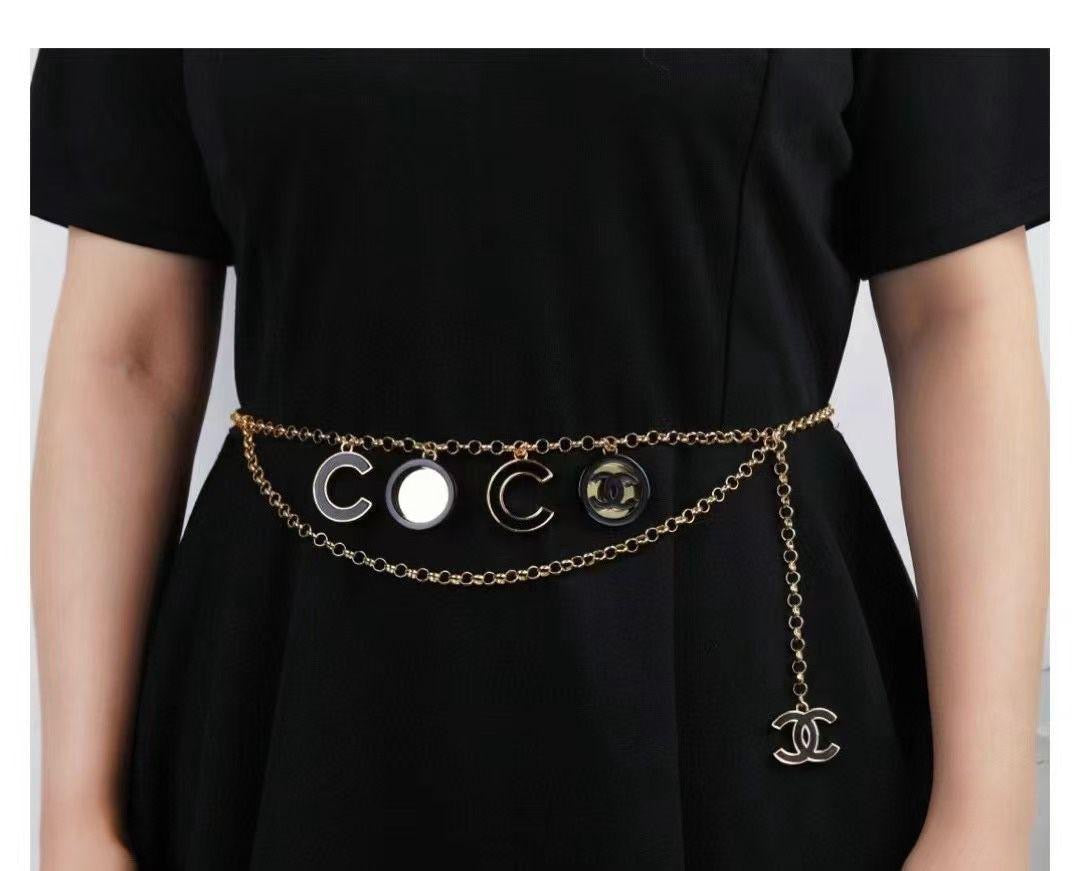 Chanel chain belt