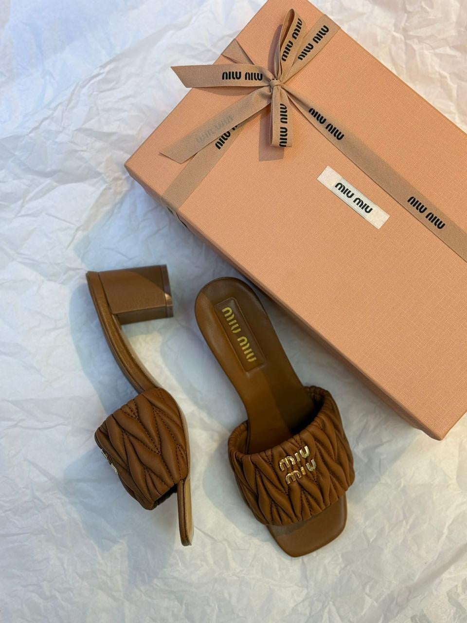 Miu miu sandals heels