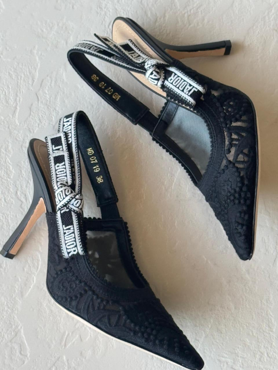 Dior heels - low and high