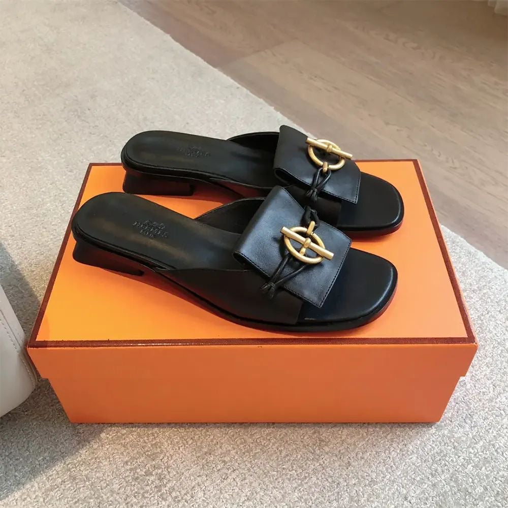 Hermes slippers