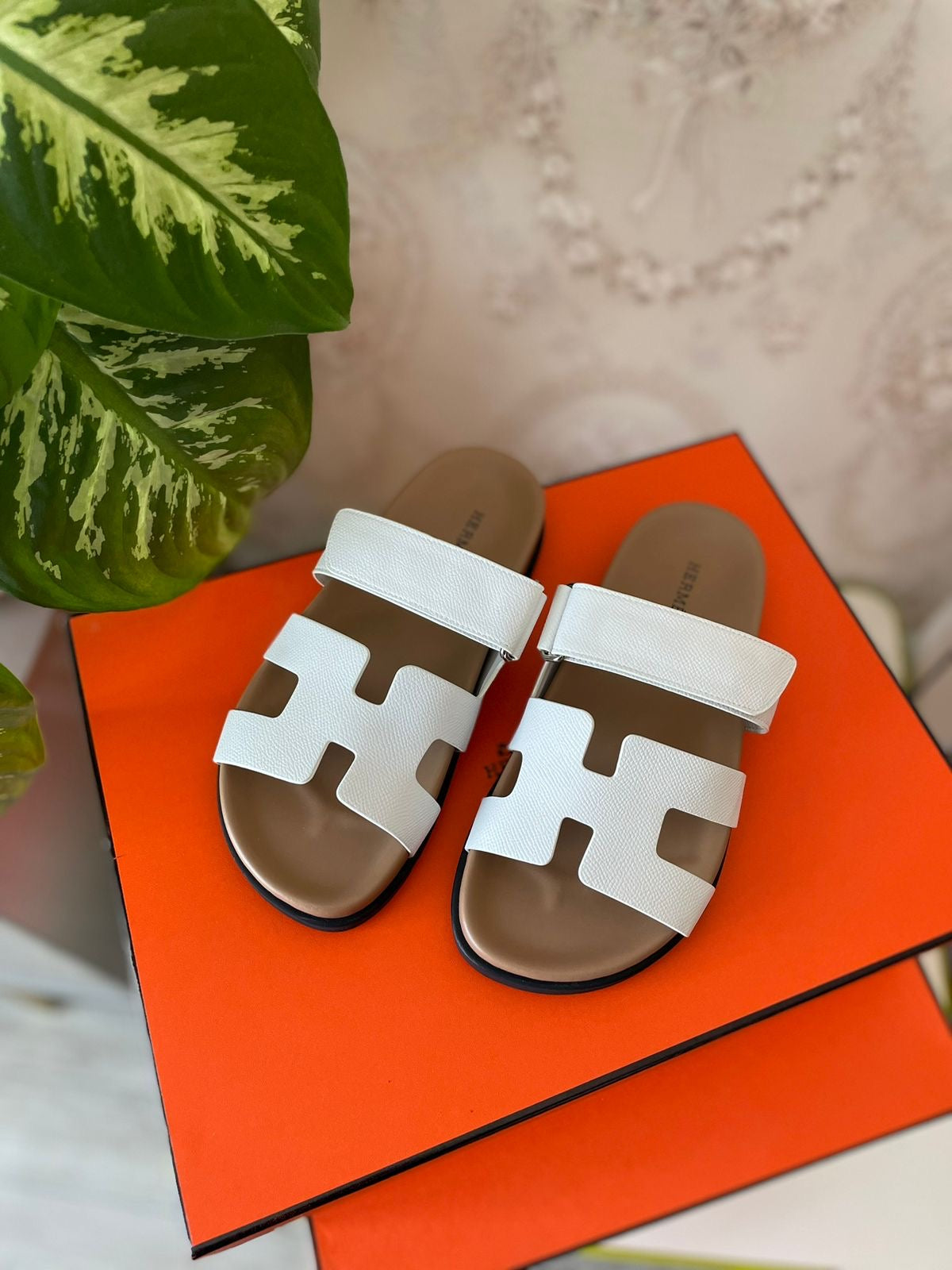 Hermes slippers chypre